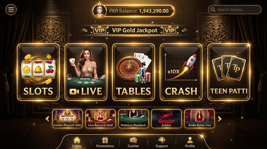 Main screen of up786 casino page for PK players - 4